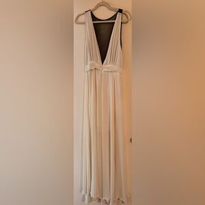 Olivaceous Cream Maxi Dress